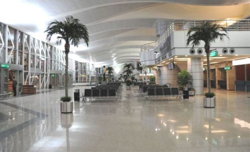 Arrival hall in Cairo Airport